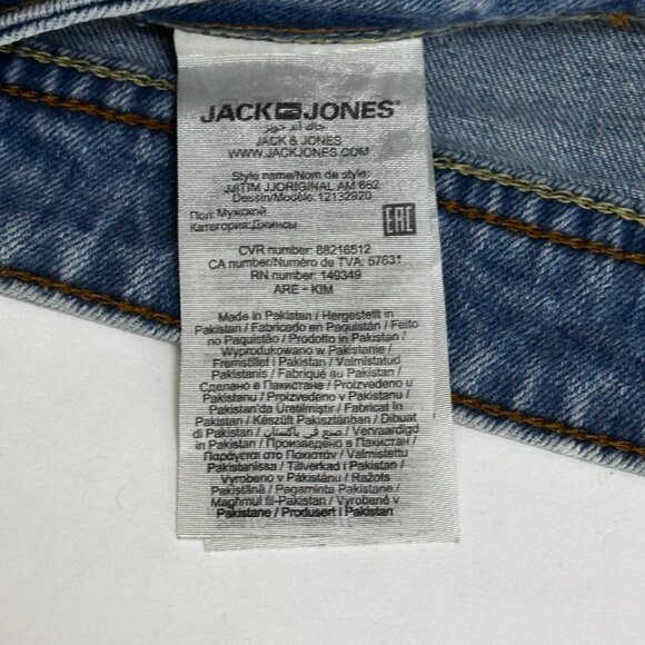 JACK & JONES Slim Fit Distressed Jeans 34 - Picture 9 of 9